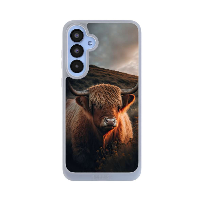 Galaxy A55 5G NIVOpure Hochland Rind mit großen Hörnern mit KI