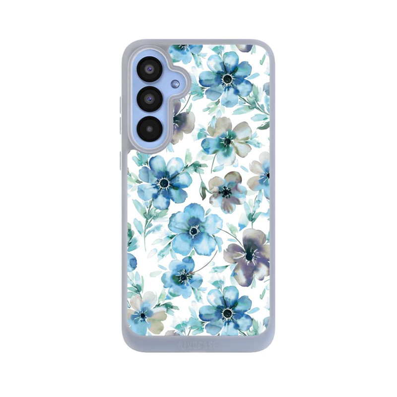 Galaxy A55 5G NIVOpure Blaues Blumenmuster Trendy