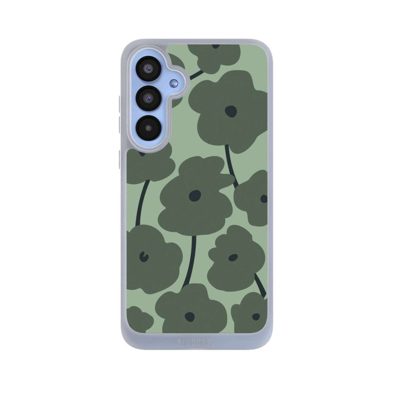 Galaxy A55 5G NIVOpure Fleurs Minimalistes Vertes