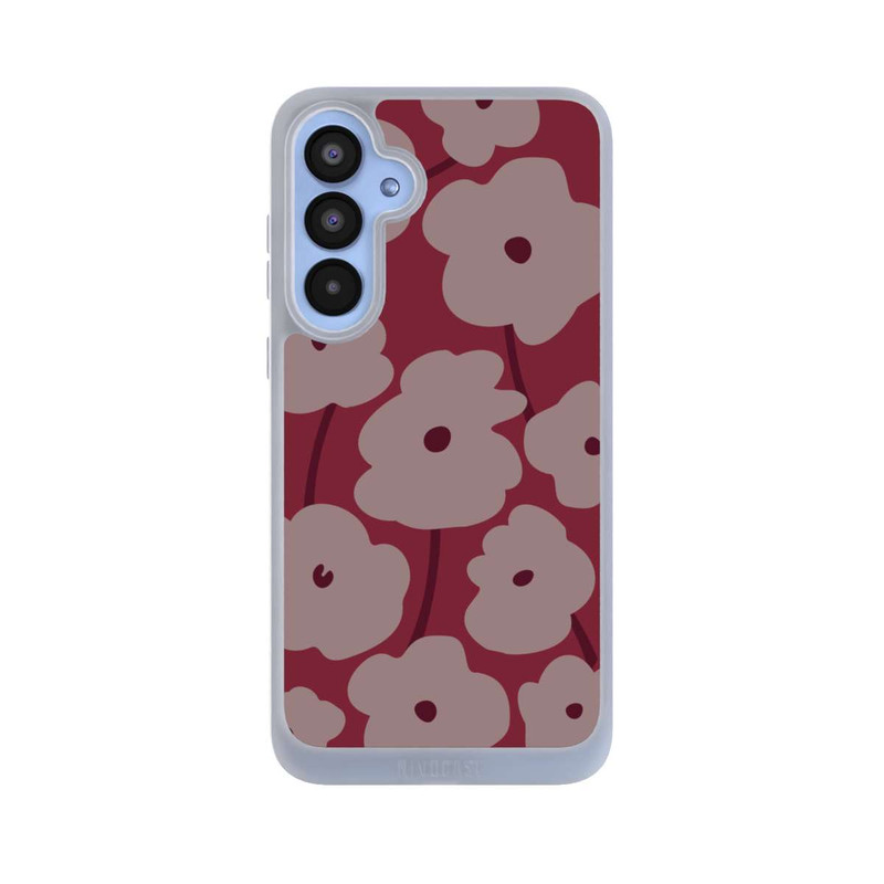 Galaxy A55 5G NIVOpure Minimalistische Blumen Bordeaux