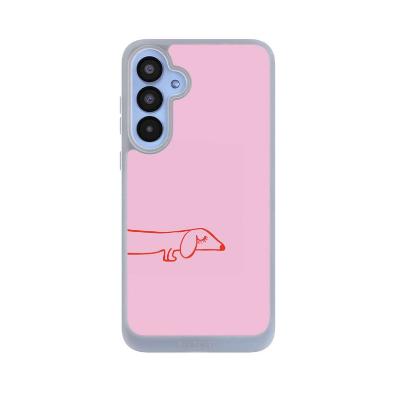 Galaxy A55 5G NIVOpure Dachshund Illustration Pink