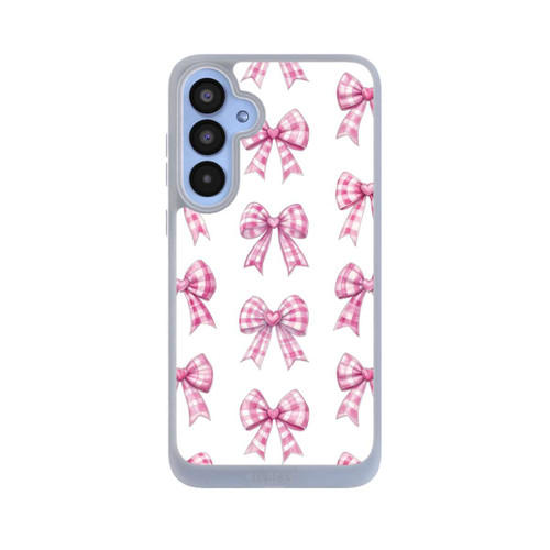 Samsung Galaxy A55 5G NIVOpure Pinke Gingham Herzen und Schleifen mit KI