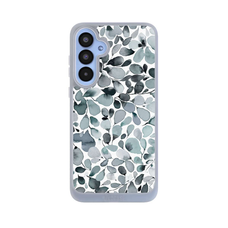 Galaxy A55 5G NIVOpure Eucalyptus Watercolor Leaves Grey