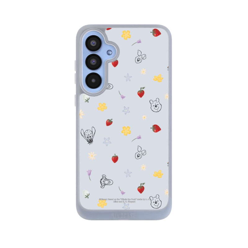 Galaxy A55 5G NIVOpure Winnie the Pooh and Friends Strawberry Pattern Blue