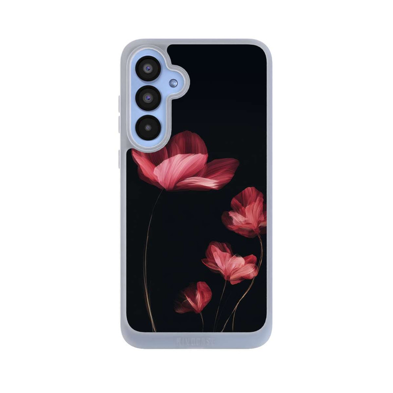 Galaxy A55 5G NIVOpure Burgunder Blüten schwarz