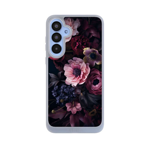 Samsung Galaxy A55 5G NIVOpure Rosa Blumenbild mit Pfingstrosen auf dunklem Hintergrund Mit KI
