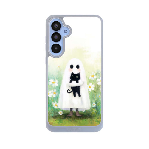 Samsung Galaxy A55 5G NIVOpure Geist und Katze Halloween mit KI