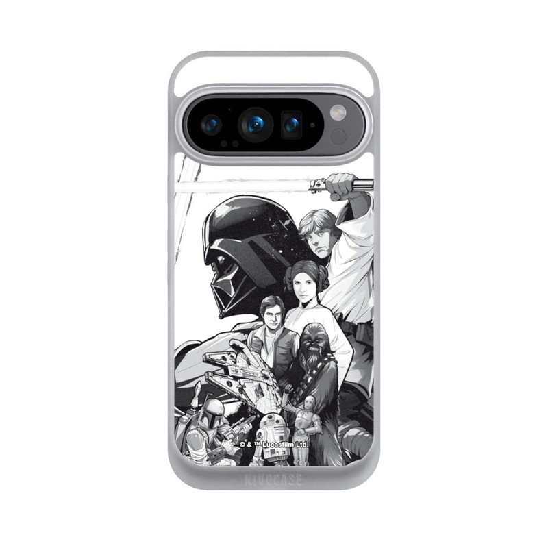 Pixel 9 Pro NIVOpure StarWars Charaktere - Schwarz-Weiß