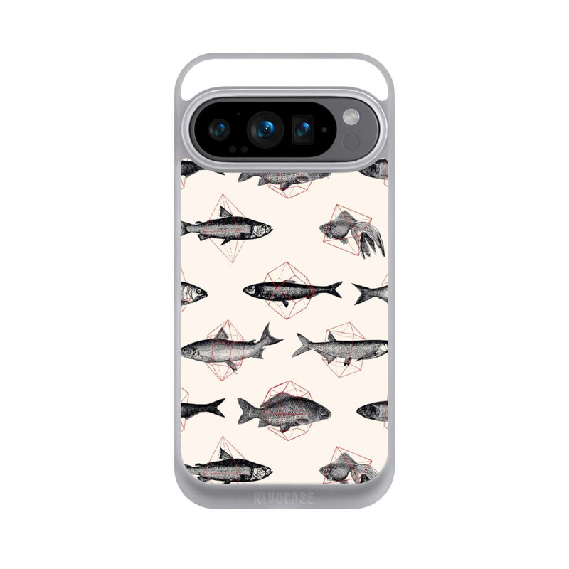Pixel 9 Pro NIVOpure Fische in Geometrie