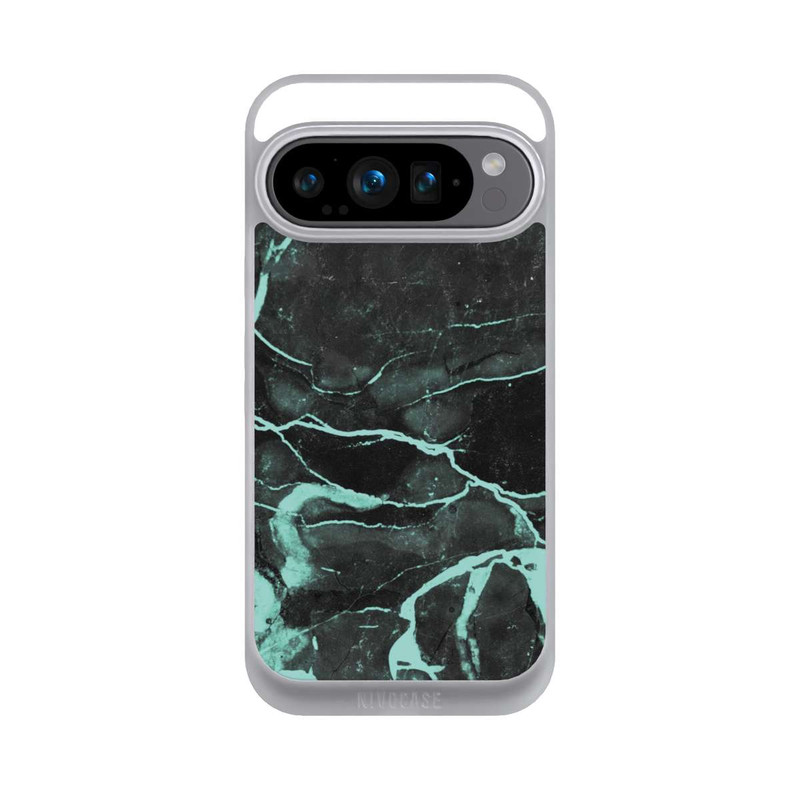 Pixel 9 Pro NIVOpure Marbre gris et bleu