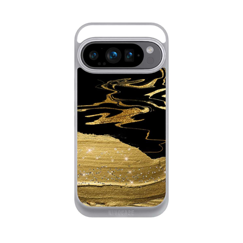 Pixel 9 Pro NIVOpure Marmoradern im Goldlook