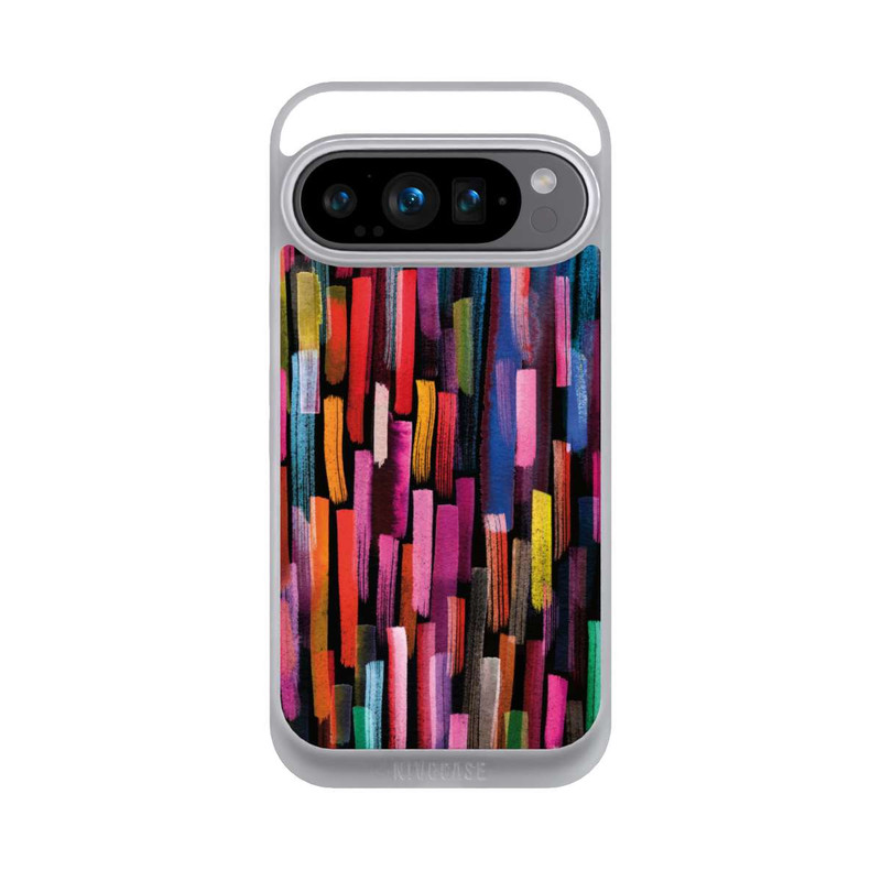 Pixel 9 Pro NIVOpure Colourful Brushstrokes Black