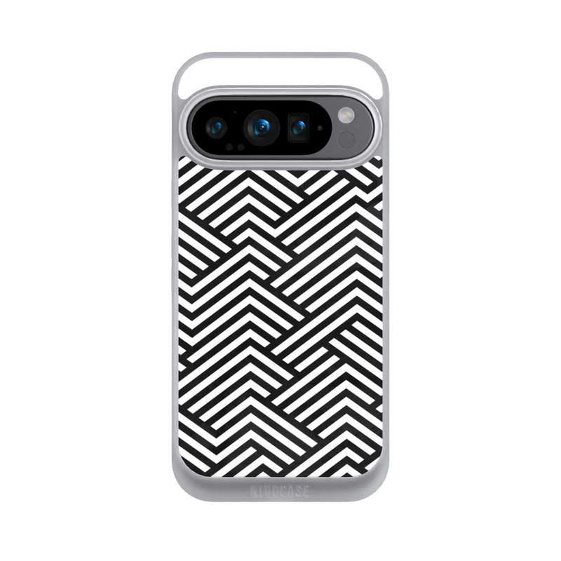 Pixel 9 Pro NIVOpure ZigZag noir et blanc