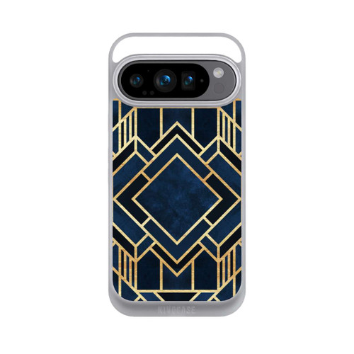 Google Pixel 9 Pro NIVOpure Kunst Deko Blau Golddruck