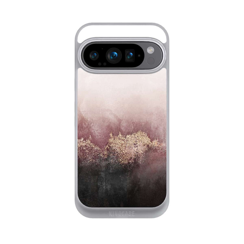 Pixel 9 Pro NIVOpure Rosa Himmelsstaub Golddruck