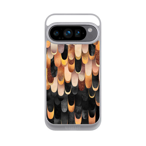Google Pixel 9 Pro NIVOpure Gefiedertes Kupfer und Schwarz