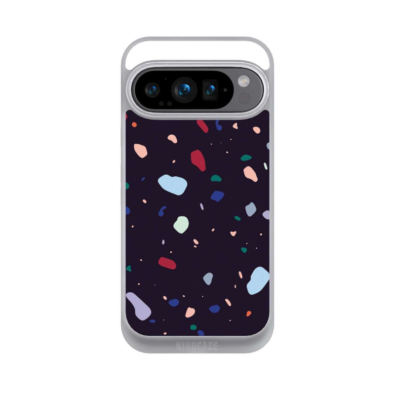 Pixel 9 Pro NIVOpure Moderner dunkel abgerundeter Terrazzo
