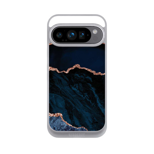 Google Pixel 9 Pro NIVOpure Nacht Blau Marmor Landschaft