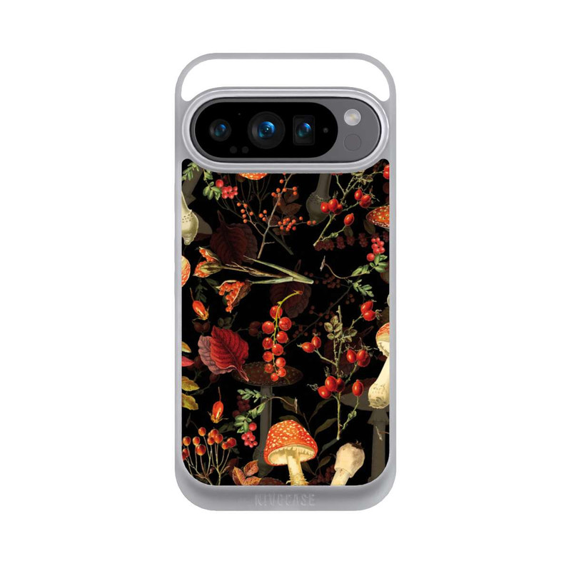Pixel 9 Pro NIVOpure Pilzmuster Schwarz