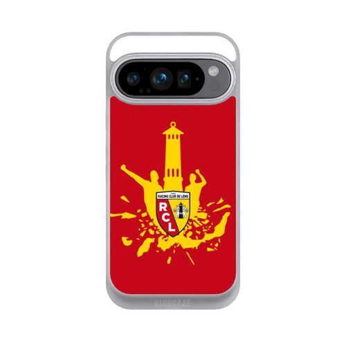 Google Pixel 9 Pro NIVOpure RC Lens Tour jaune sur rouge