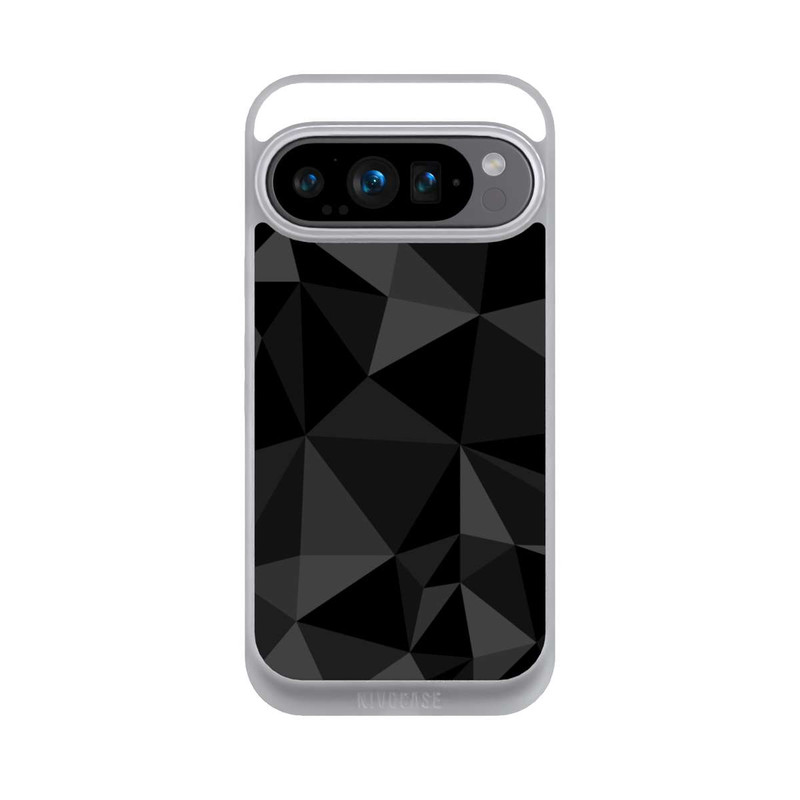 Pixel 9 Pro NIVOpure Polygonmuster schwarz