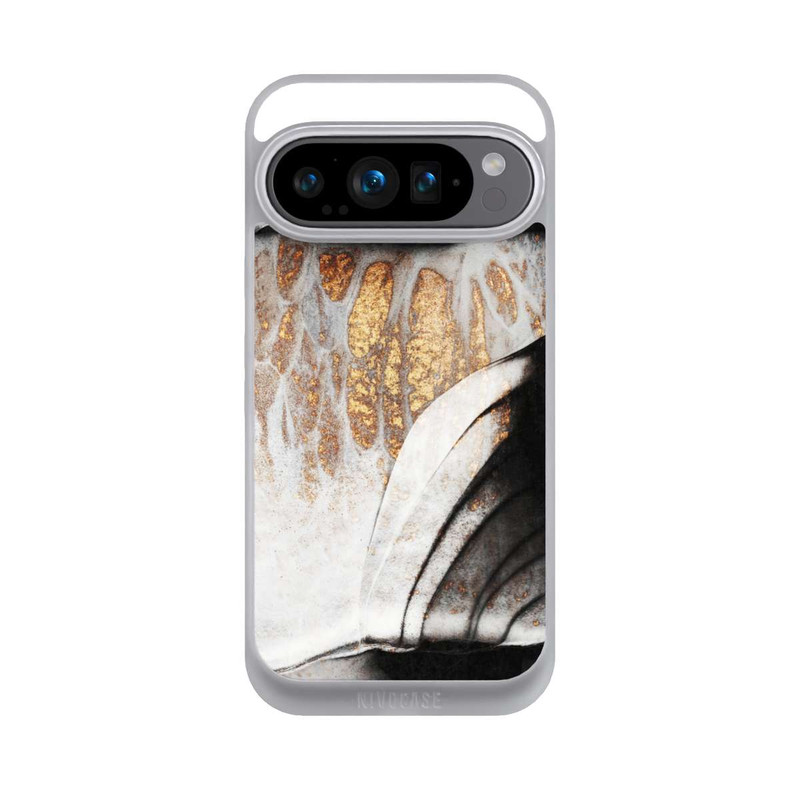 Pixel 9 Pro NIVOpure Schwarze und goldene Adern
