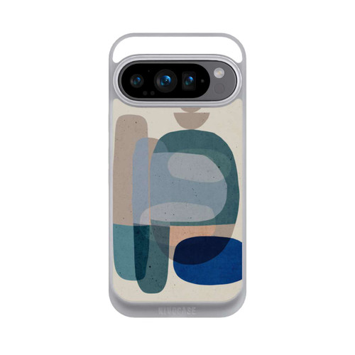 Google Pixel 9 Pro NIVOpure Pierres n° 3 Bleu