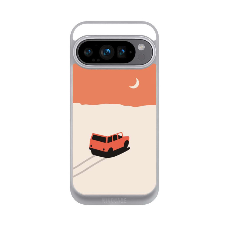 Pixel 9 Pro NIVOpure Auto in der Wüste