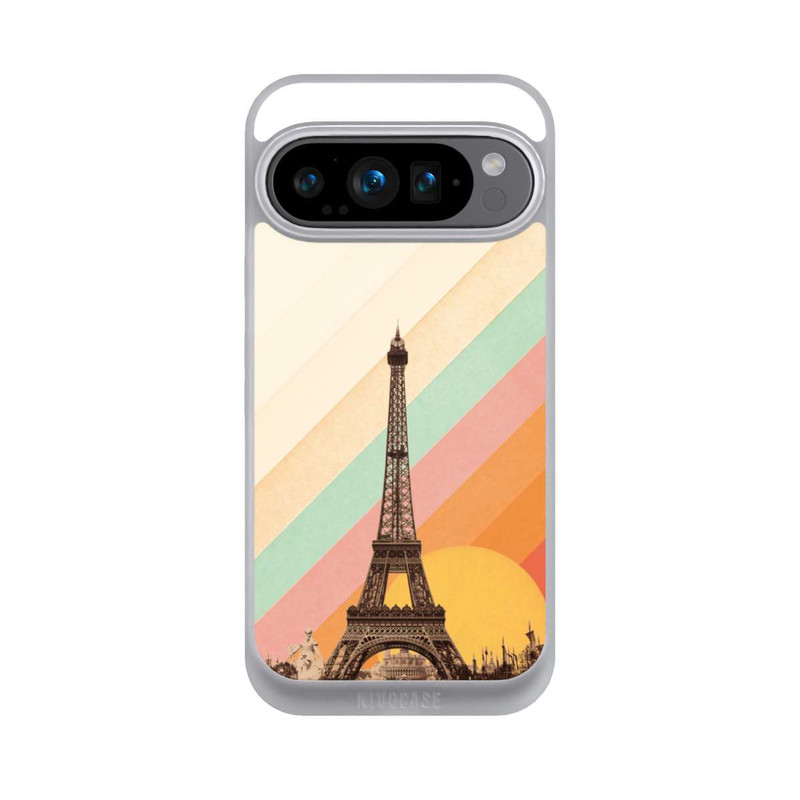 Pixel 9 Pro NIVOpure Eiffelturm Regenbogen