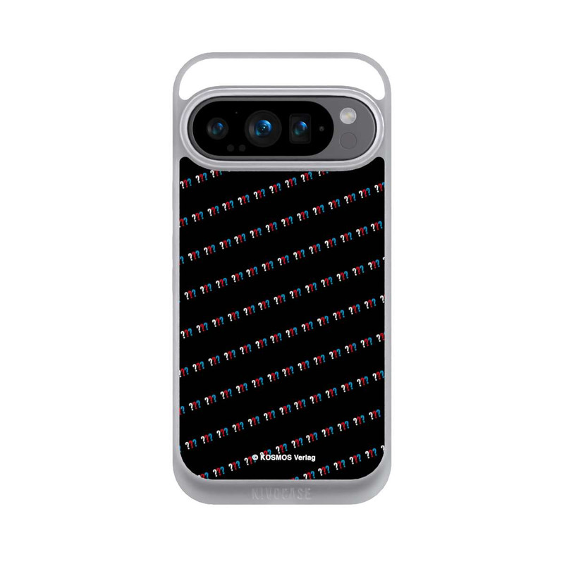 Pixel 9 Pro NIVOpure Drei Fragezeichen Muster Schräg
