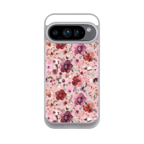 Google Pixel 9 Pro NIVOpure Üppiger romantischer Blumenstrauß rosa