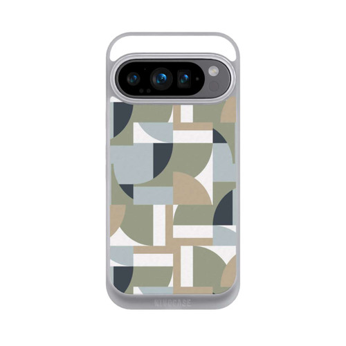 Google Pixel 9 Pro NIVOpure Futuristische Bauhaus Polygone Beige