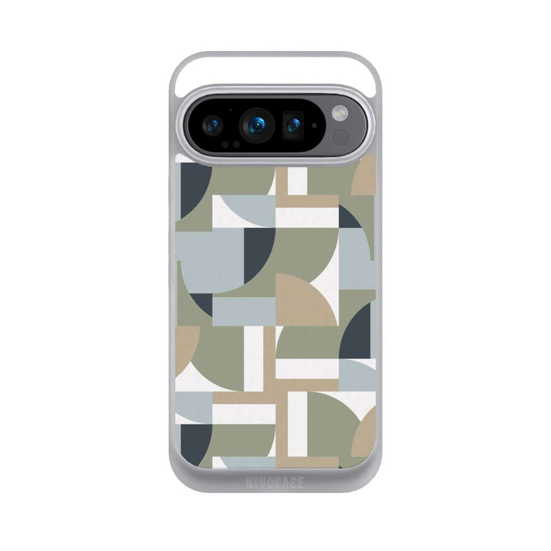 Pixel 9 Pro NIVOpure Futuristische Bauhaus Polygone Beige