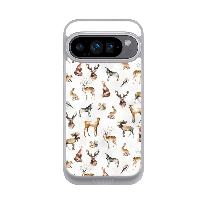 Pixel 9 Pro NIVOpure Woodland Winter Animals