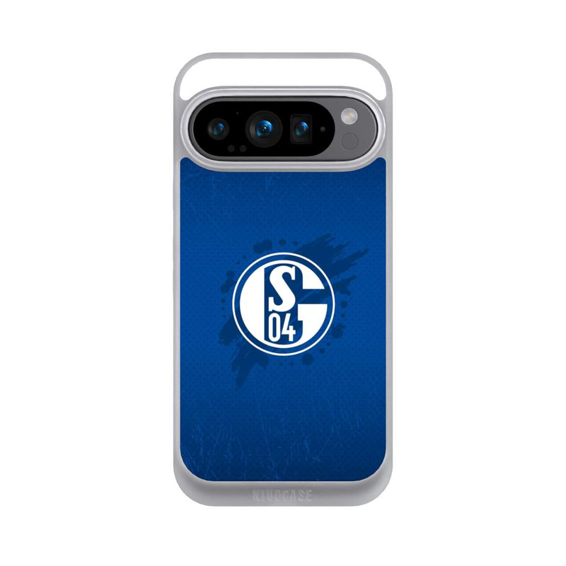Pixel 9 Pro NIVOpure Schalke 04 Farbe Fleck Blau