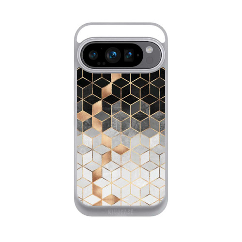 Google Pixel 9 Pro NIVOpure Würfel dunkel und gold