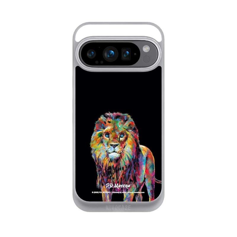 Pixel 9 Pro NIVOpure Löwe Bunte Kunst von P.D. Moreno