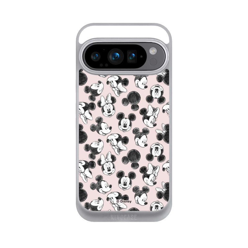 Pixel 9 Pro NIVOpure Minnie & Mickey Viele Gesichter Pink