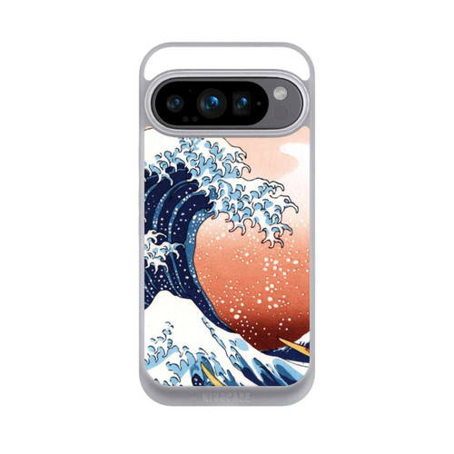 Google Pixel 9 Pro NIVOpure La Grande Vague de Kanagawa Rouge