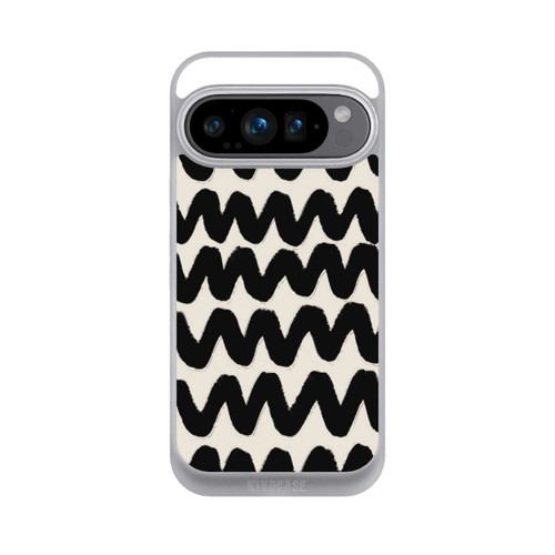 Google Pixel 9 Pro NIVOpure Vagues Noires Pattern