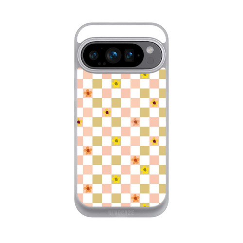 Google Pixel 9 Pro NIVOpure Checks Nostalgic Pastel Flowers
