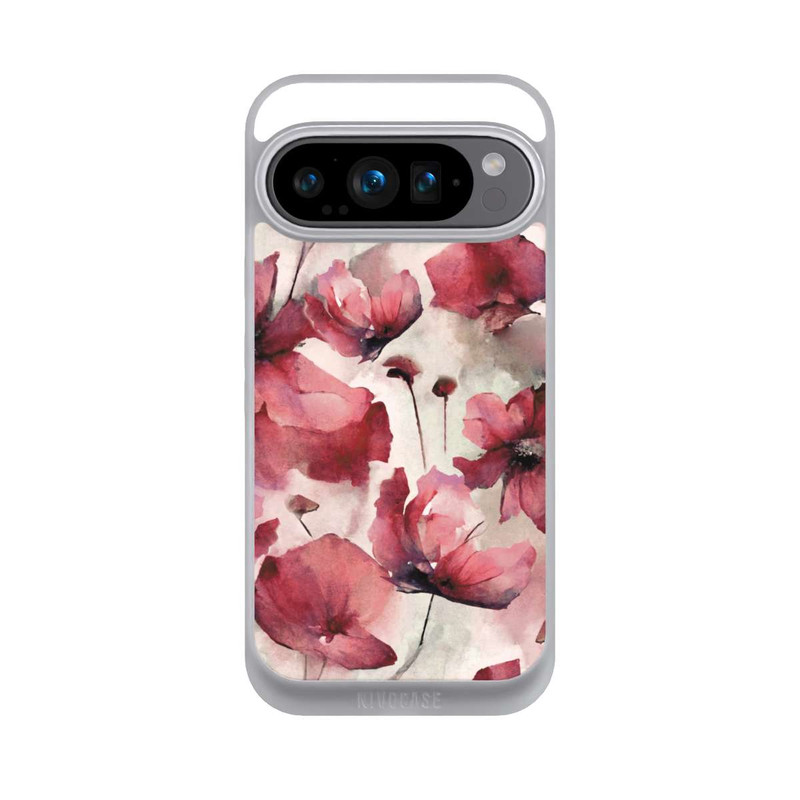 Pixel 9 Pro NIVOpure Wilde Mohnblumen Aquarell mit KI
