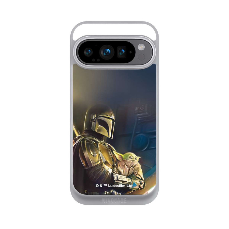 Pixel 9 Pro NIVOpure Mandalorianer und Grogu im Schiff