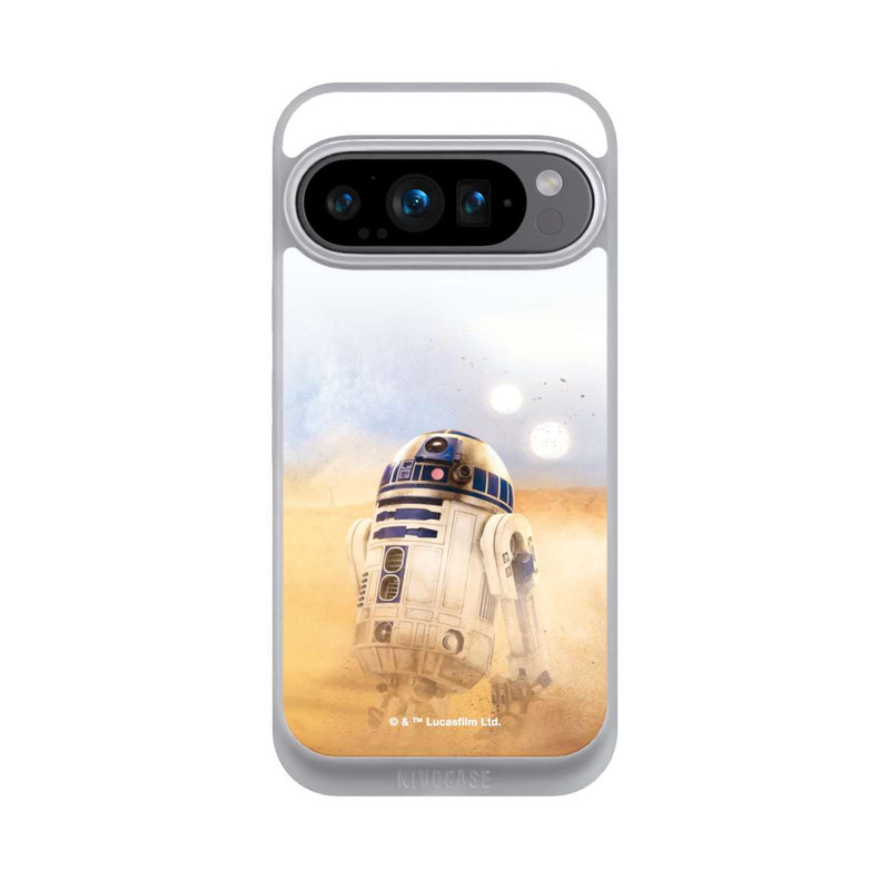 Pixel 9 Pro NIVOpure R2D2 dans le désert