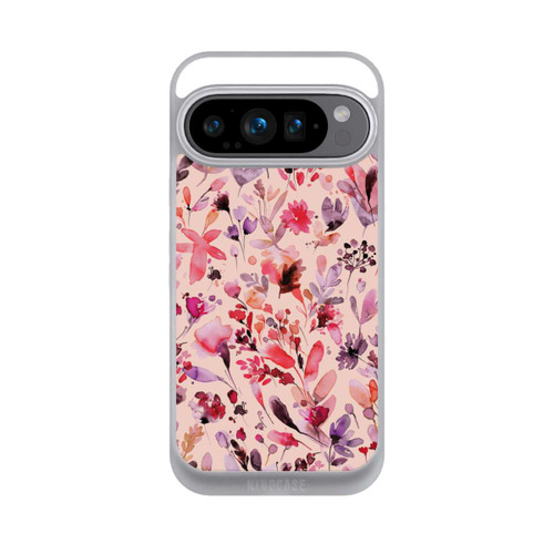 Google Pixel 9 Pro NIVOpure Künstlerische Blumen Viva Magenta