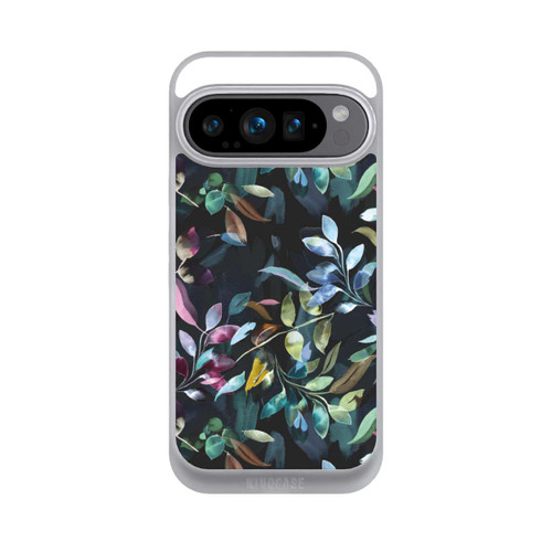 Google Pixel 9 Pro NIVOpure Mystische Aquarellblätter schwarz