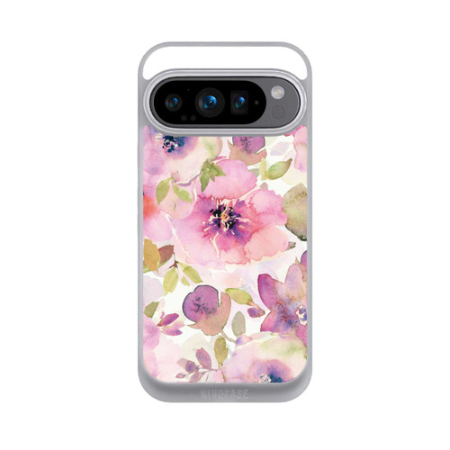 Google Pixel 9 Pro NIVOpure Tapete mit rosa Blumen