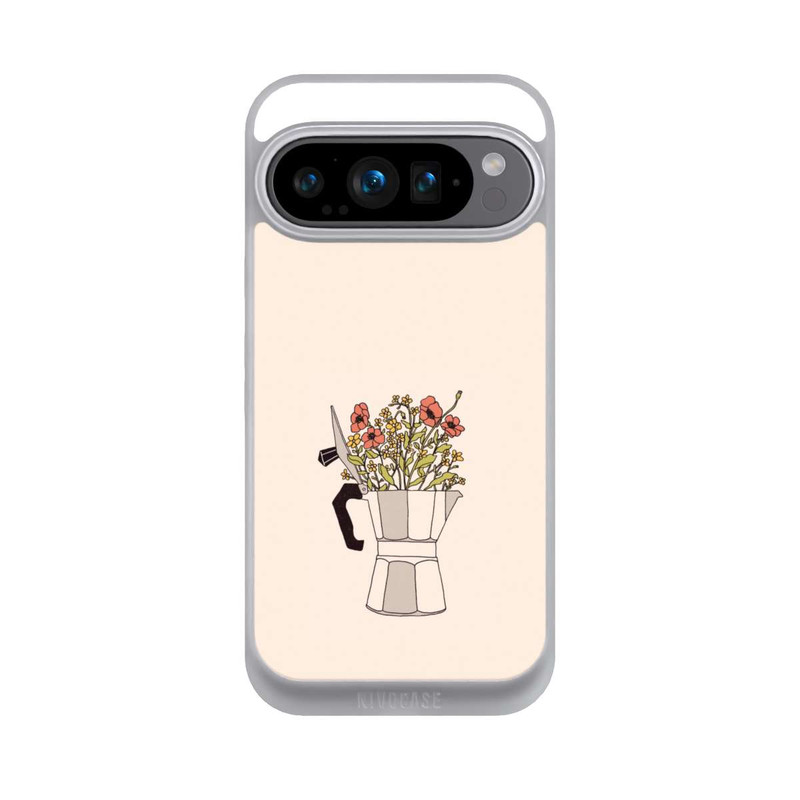 Pixel 9 Pro NIVOpure Moka Blumen