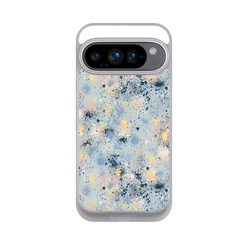 Google Pixel 9 Pro NIVOpure Ink Dripping Dust Texture Blue