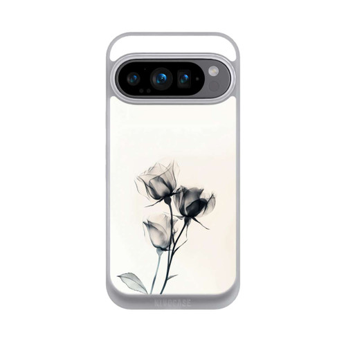 Google Pixel 9 Pro NIVOpure Schwarze Blume